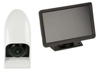 Cameraset 7 inch met witte camera camper