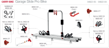 fiamma garage camper fietsdrager slide