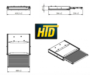 HTD opstap camper uitschuifbaar htd