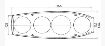 Hella Achterlicht Caraluna II