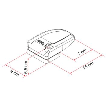 Fiamma Safe door slot WIT 1 stuks