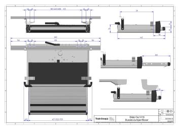 thule slide out 12 volt voor VW Crafter hier verkrijgbaar